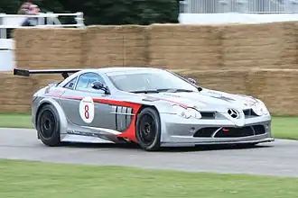 Une SLR 722 GT à Goodwood.