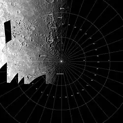 Quad de Borealis vu par Mariner 10