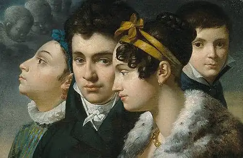 Portrait de famille, 1813, Kunsthalle de Brême.