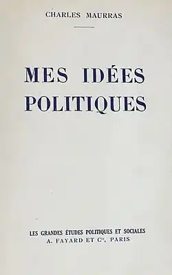 Image illustrative de l’article Mes idées politiques