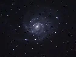 Autre image prise par un télescope amateur de 250mm de diamètre.