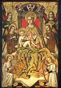 Vierge à l'Enfant avec musiciens du Maître de Castelsardo.