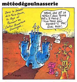 Le « cactus-blockhaus », dans lequel vit le Concombre masqué.