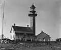 Le phare de la Pointe-Mitis en 1925.
