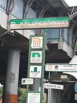 Entrée de la station.