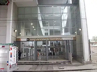 Entrée de la station.