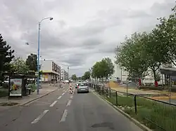 Emplacement de l'arrêt Bordes en attente d'être absorbé par la station de Mettis du même nom.