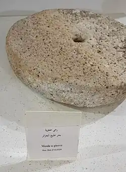 Meule à grains en pierre, Baie d'Alger