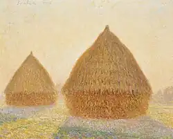 Meules à contre-jour, Moret, le soir (1904)