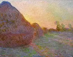 "Grainstacks" (1890-91) by Claude Monet (W1273)