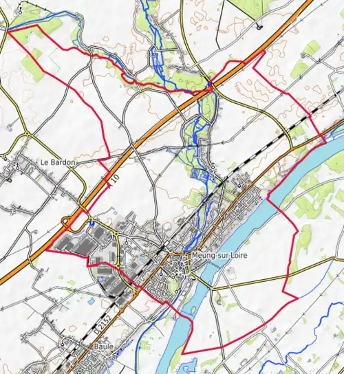 Carte topographique.