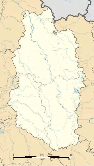 voir sur la carte de la Meuse