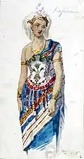 Maquette de costume
