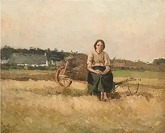 Repos dans les champsCollection privée.