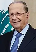 Michel Aoun, président de la République libanaise de 2016 à 2022.