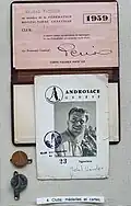 Médailles et carte de l'association Androsace.