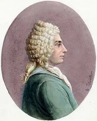 Michele Mascitti, aquarelle de Marie Anne Doublet (d'après E. Fiorentino&nbsp;?).