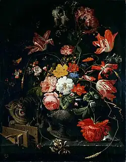 Chat renversant un vase de fleurs, sans dateMusée des Beaux-Arts de Lyon