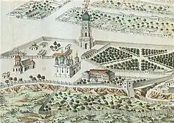 Monastère Saint-Nicolas, fin du XVIIIe&nbsp;siècle