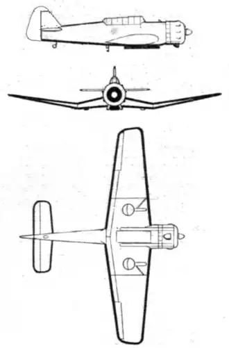vue en plan de l’avion