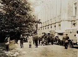 L'hôpital militaire en 1916.