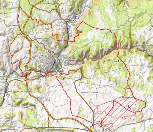 Carte topographique.