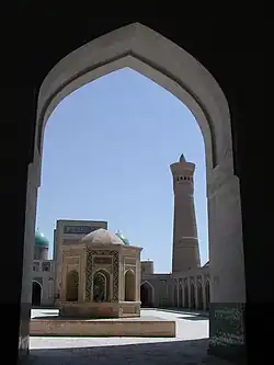 Minaret Kalon à Boukhara.