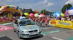 Départ du Mini Tour de Pologne, étape de Zakopane, en 2011