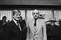 Toorenaar avec le ministre Hans Wiegel en 1980.