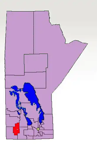Carte de la circonscription