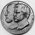 Portrait de Adolf Erik Nordenskiöld et Louis Palander (avers)