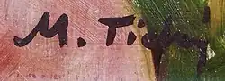 signature de Miroslav Tichý