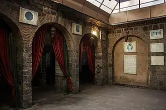 Patio de la Haveli-Musée de Mirza Ghalib, grand poète d'expression ourdoue, citoyen de la ville.