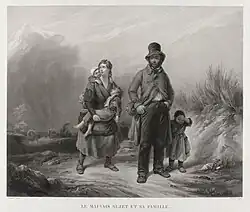 Le mauvais sujet et sa famille, d'après François Grenier de Saint Martin, (1832), Rijksmuseum, Amsterdam.
