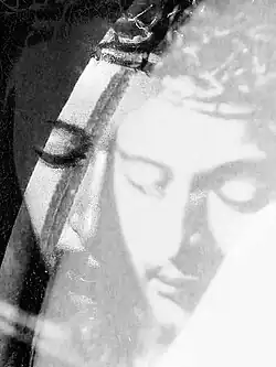 Mise en cible VI, impression noir et blanc sur plexiglas, 3 épreuves numérotées, 2010-2011.