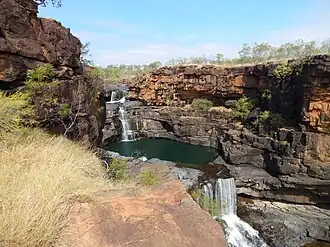 Chutes de la rivière Mitchell sur le plateau