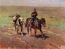 Dans le détachement de Boudienny, 1923.