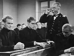 Mieczysław Cybulski, Witold Zacharewicz, Kazimierz Junosza-Stępowski, Tadeusz Fijewski dans Vibrante jeunesse 1934