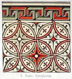 Fragment de mosaïque,Ier siècle,