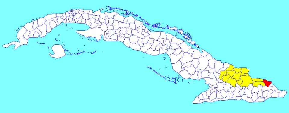 Municipalité de Moa dans la province de Holguín