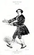 Lélio dans Polichinelle de Montfort (1839)