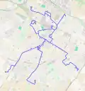 Etat du réseau en 2013 (21&nbsp;km)