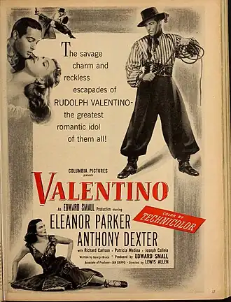 Description de l'image Modern screen Valentino (1951 film).jpg.