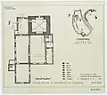 Plan du château de Moermond établi en 1959.