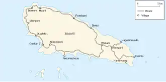 Voir sur la carte administrative de Mohéli