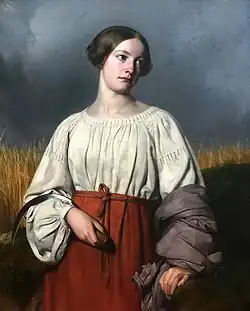 Moissonneuse tenant sa faucille, 1837, musée d'Arts de Nantes.