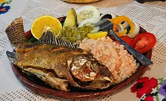 Mojarra frite.