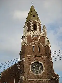 L'église Saint-Maurice de Molinghem.