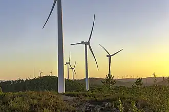 Éoliennes vers Tharsis