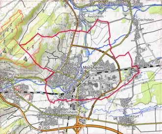 Carte topographique.